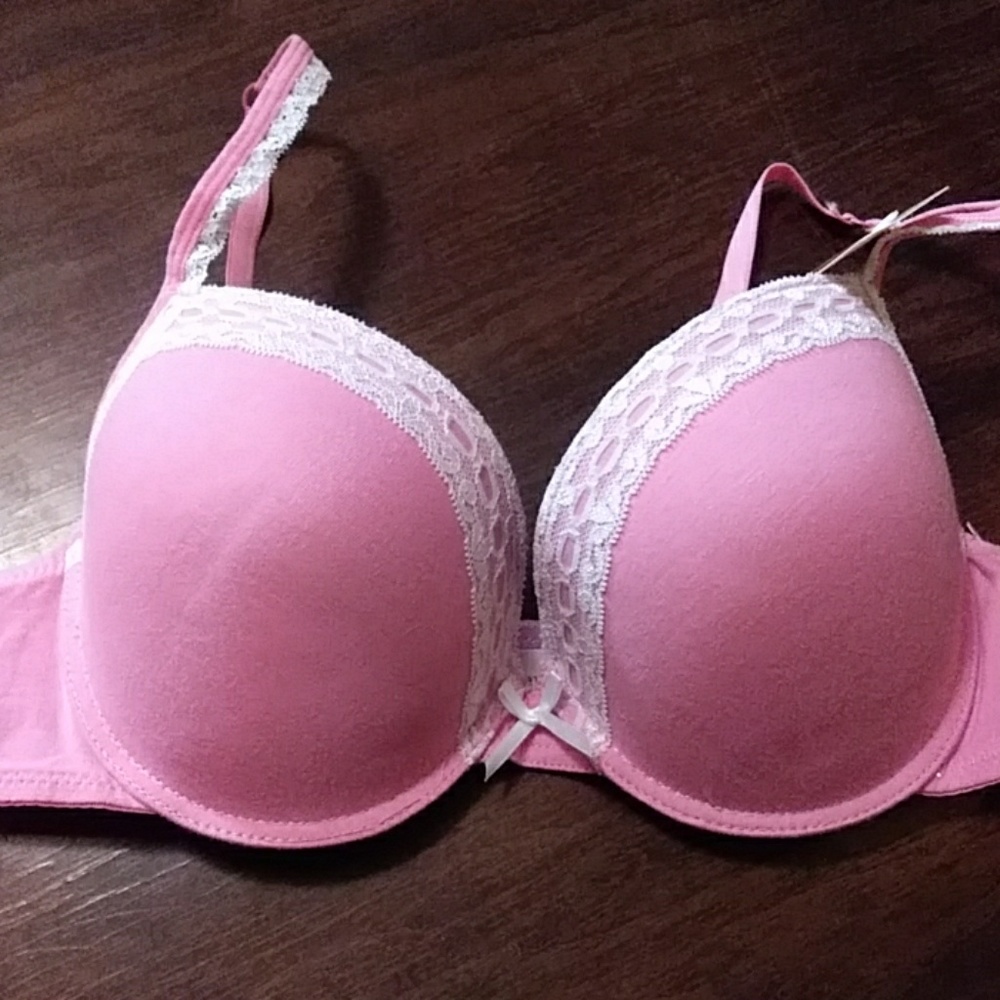 Berry Perry pink bra 36C New